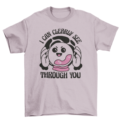 Crystal ball modern witch t-shirt