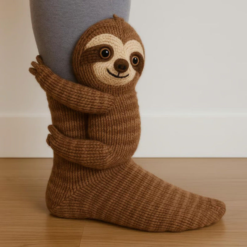 Cute Animal Socks – Warm Winter Accessories Christmas Gift for Animal Lovers
