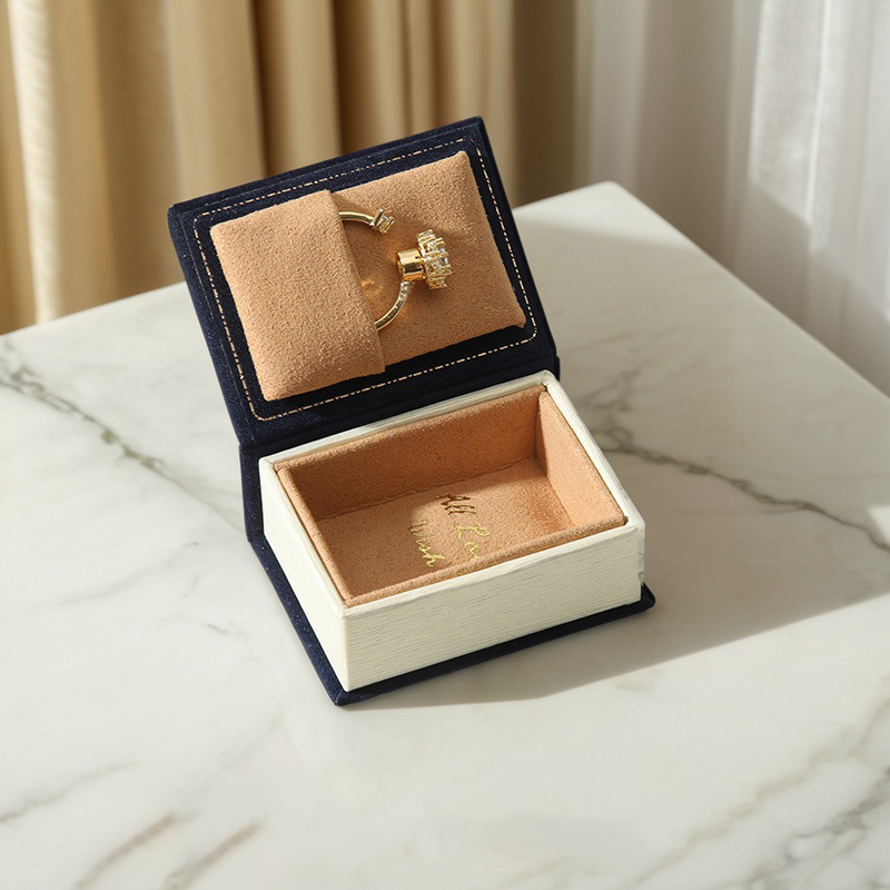 Book Shape Jewelry Box Ring Box Necklace Box Multicolor Gift Box Gift For Lover For Her (Box Only No Jewelry Included)