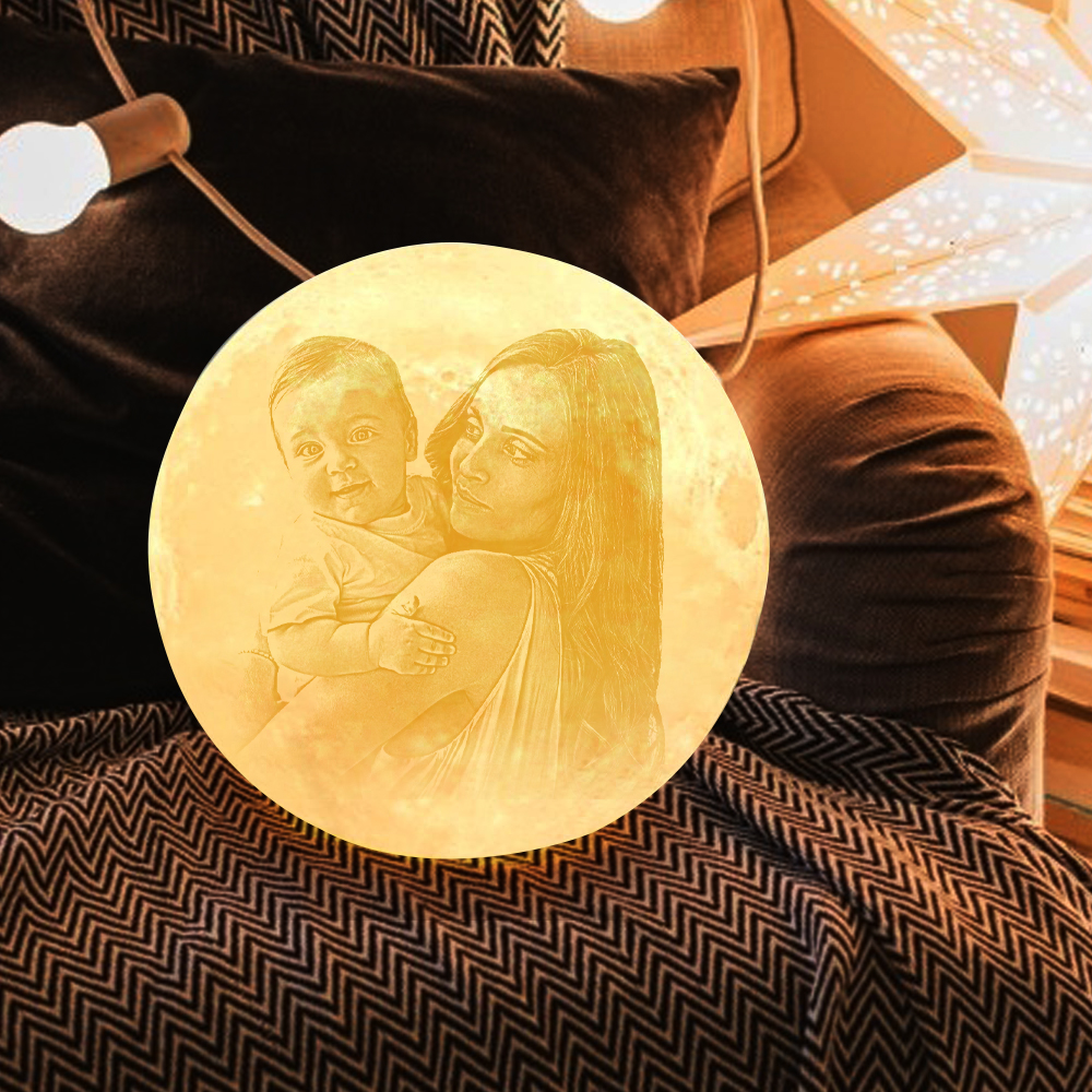 Enchanted Moon Lamp - Custom Photo Luna Light