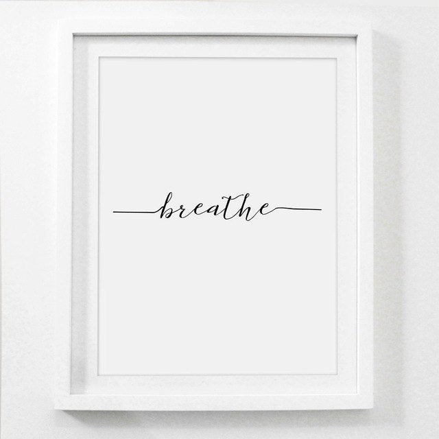 Yoga Spiritual Canvas Painting Art Poster Wall