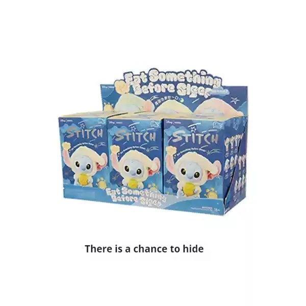 Miniso Stitch Eat Something Before Sleep Disney Blind Box Mystery Bag Vinyl Plush Doll Toys Pendant Surprise The Monsters Gifts