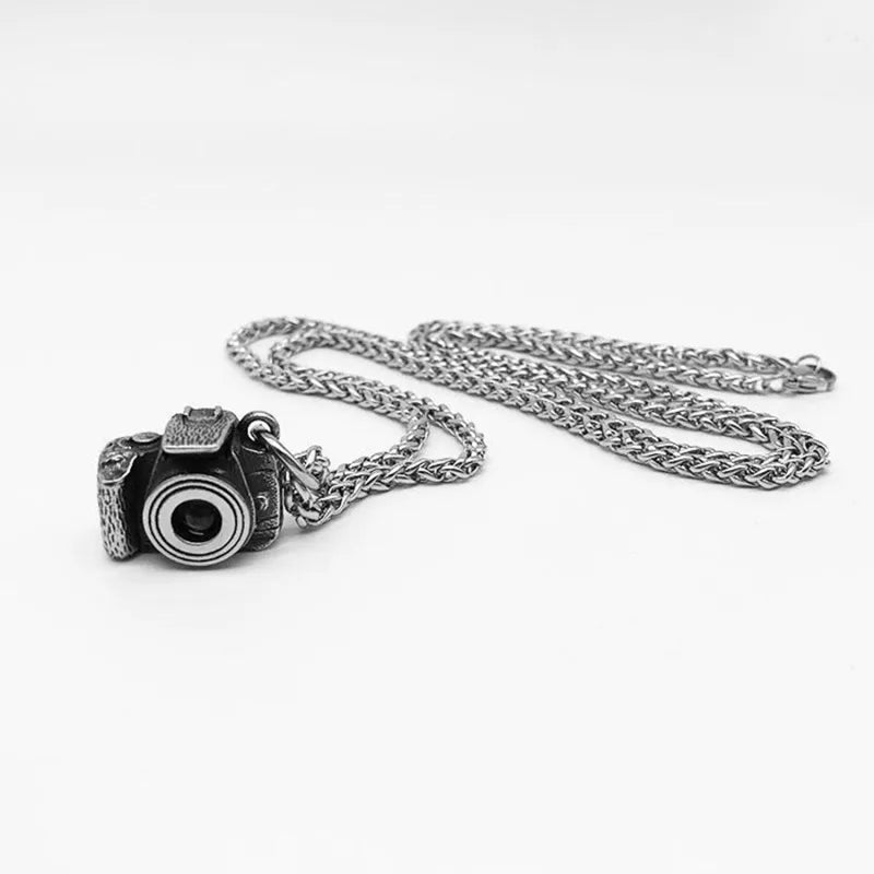 Personalized Photo Necklace Projection Gem Camera Necklace Anniversary Gifts for Him