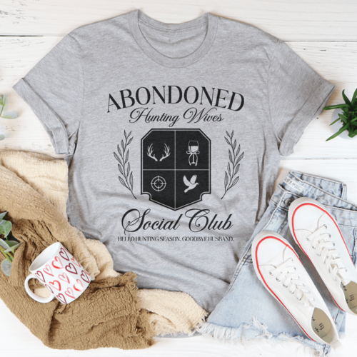 Abandoned Hunting Wife Social Club Tee