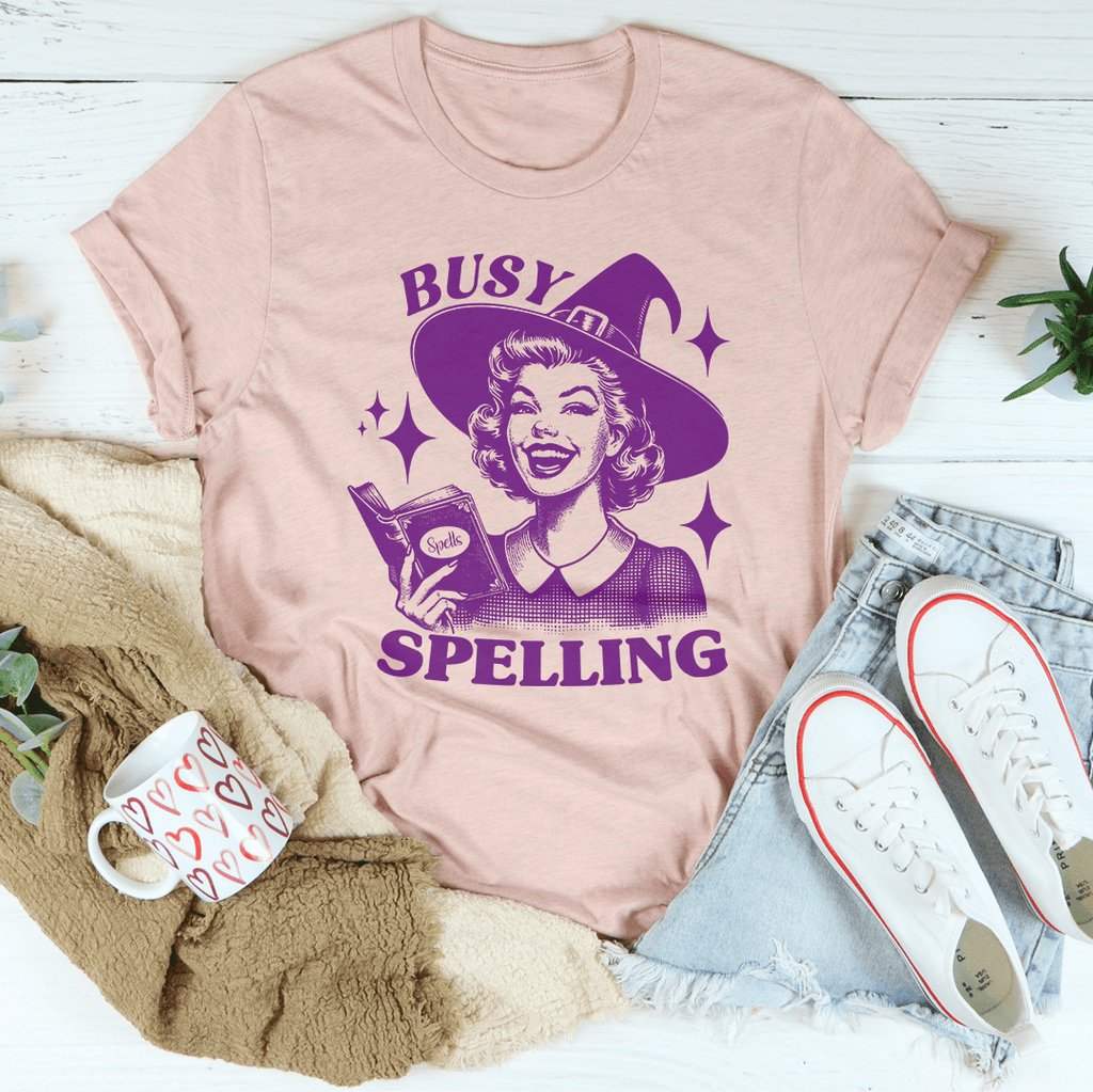 Busy Spelling Tee
