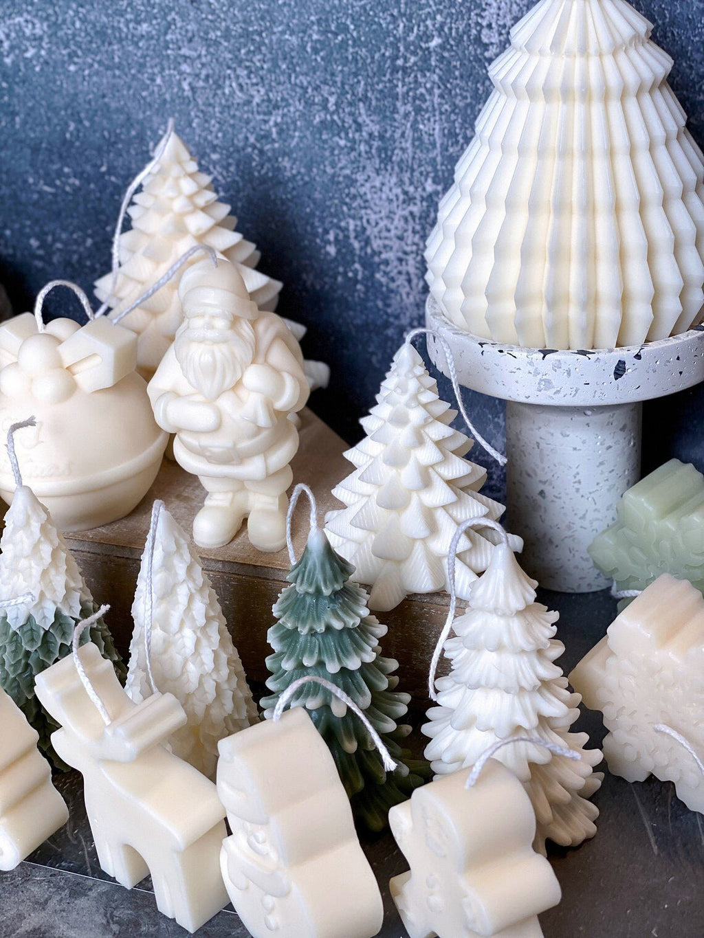 Christmas Fir Tree Candles - Festive Holiday Decor for Your Home