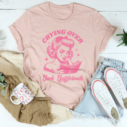 Crying Over Book Boyfriends Tee