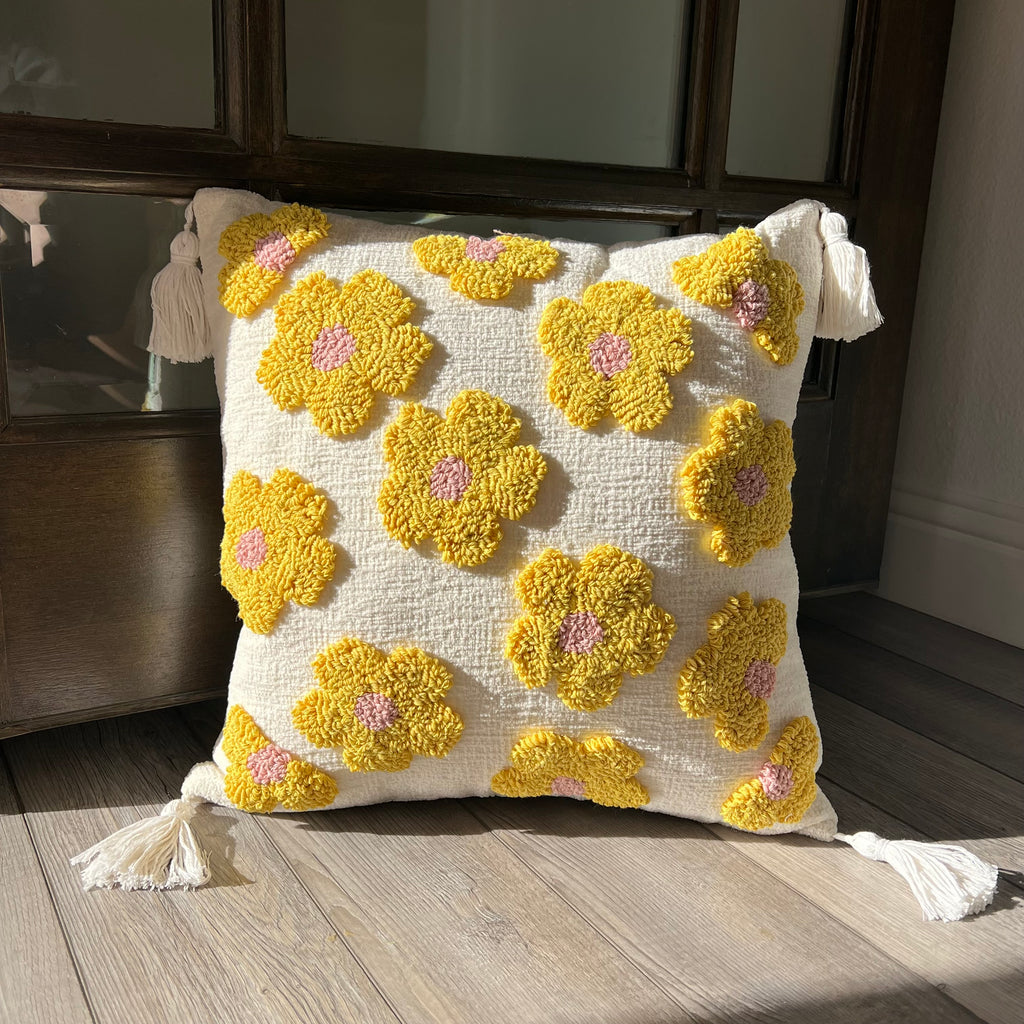 Emotional Support Pillow – Spring Throw Cover by Magenta Charlie