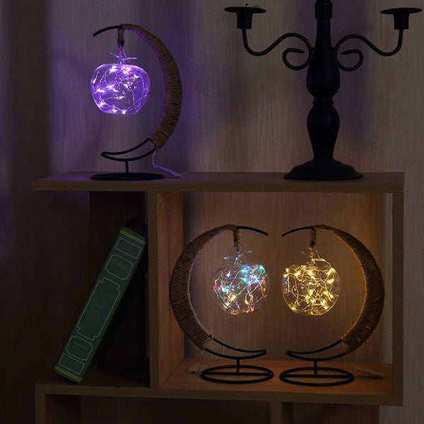 Crescent Moon Fairy Light Lantern