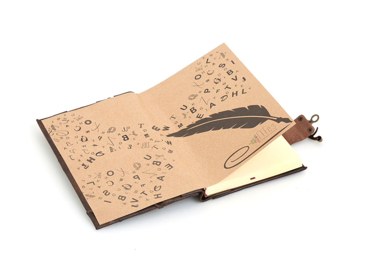 Horse Design Craft Leather Journal Diary Notebook