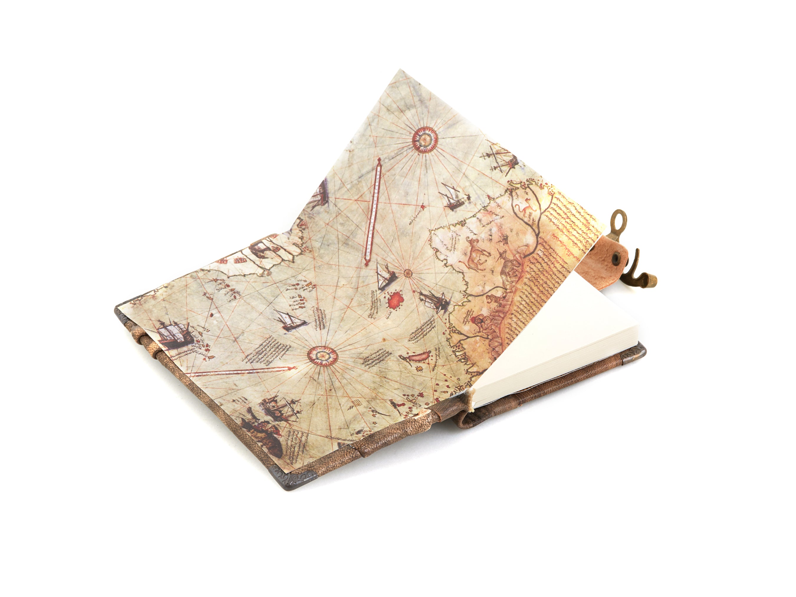 Leaf Design Genuine Craft Leather Journal Diary Notebook