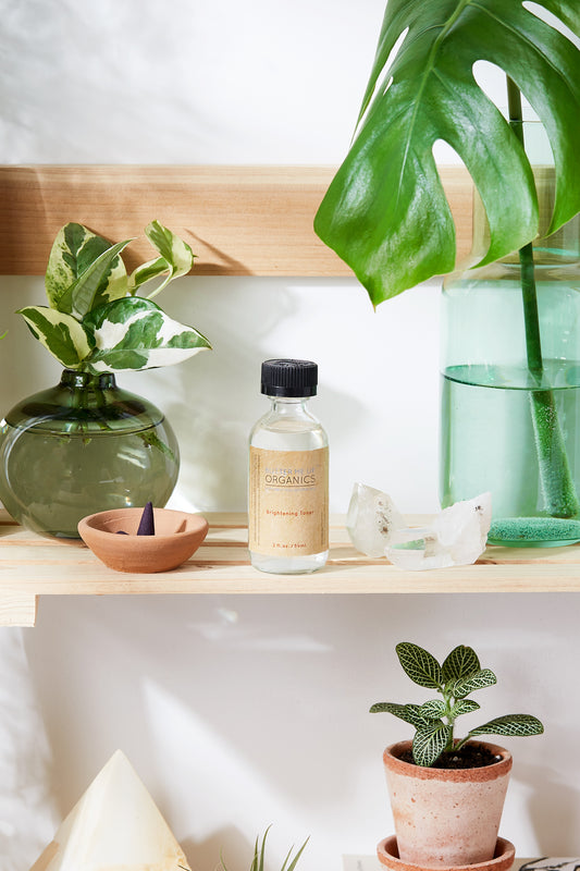 Organic Brightening Toner Enchanted Shadows Radiant Skin