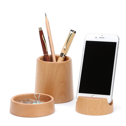 Wooden Holder Set