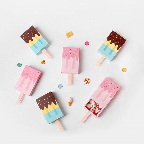 Popsicle Shaped Treat Boxes