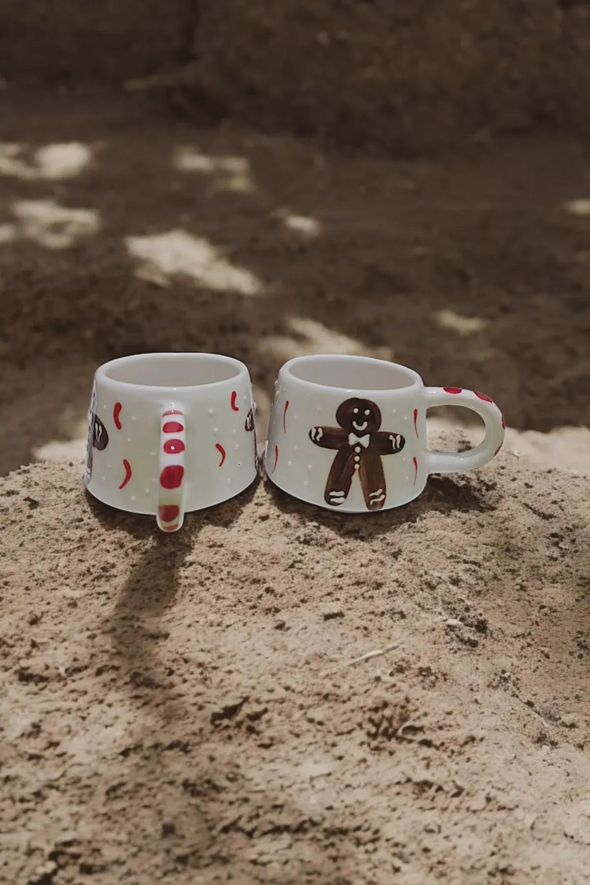 Handmade Ceramic Cookie Mug Set with Delightful Cookie-Inspired Design