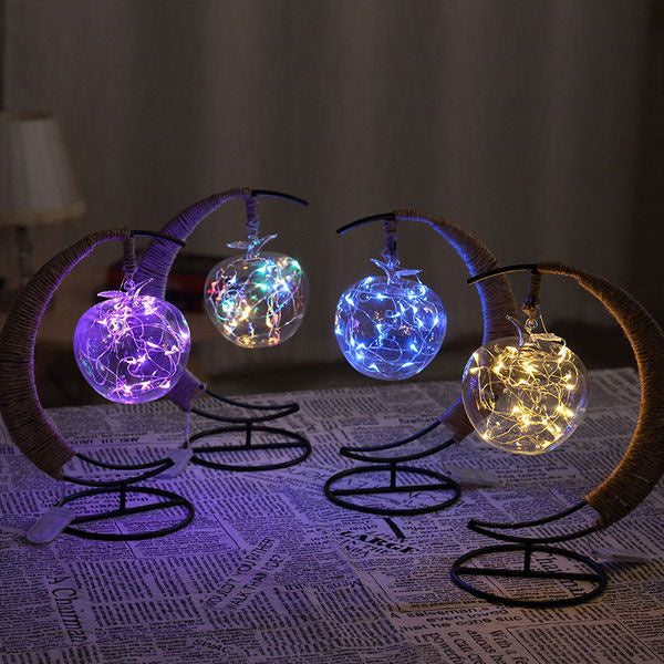 Crescent Moon Fairy Light Lantern