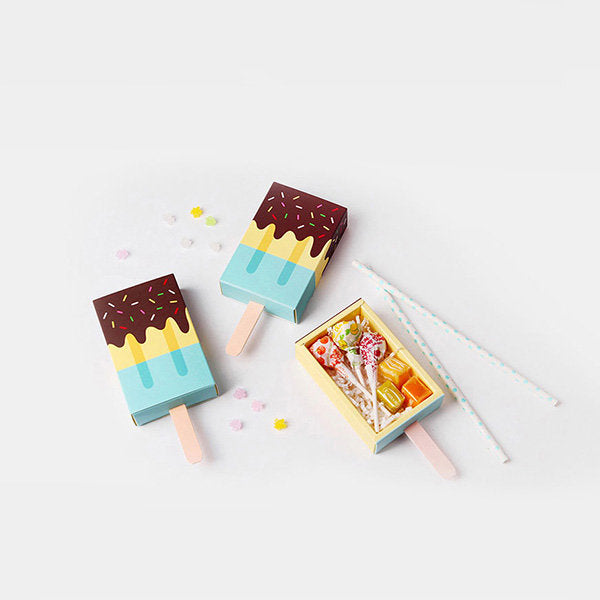 Popsicle Shaped Treat Boxes
