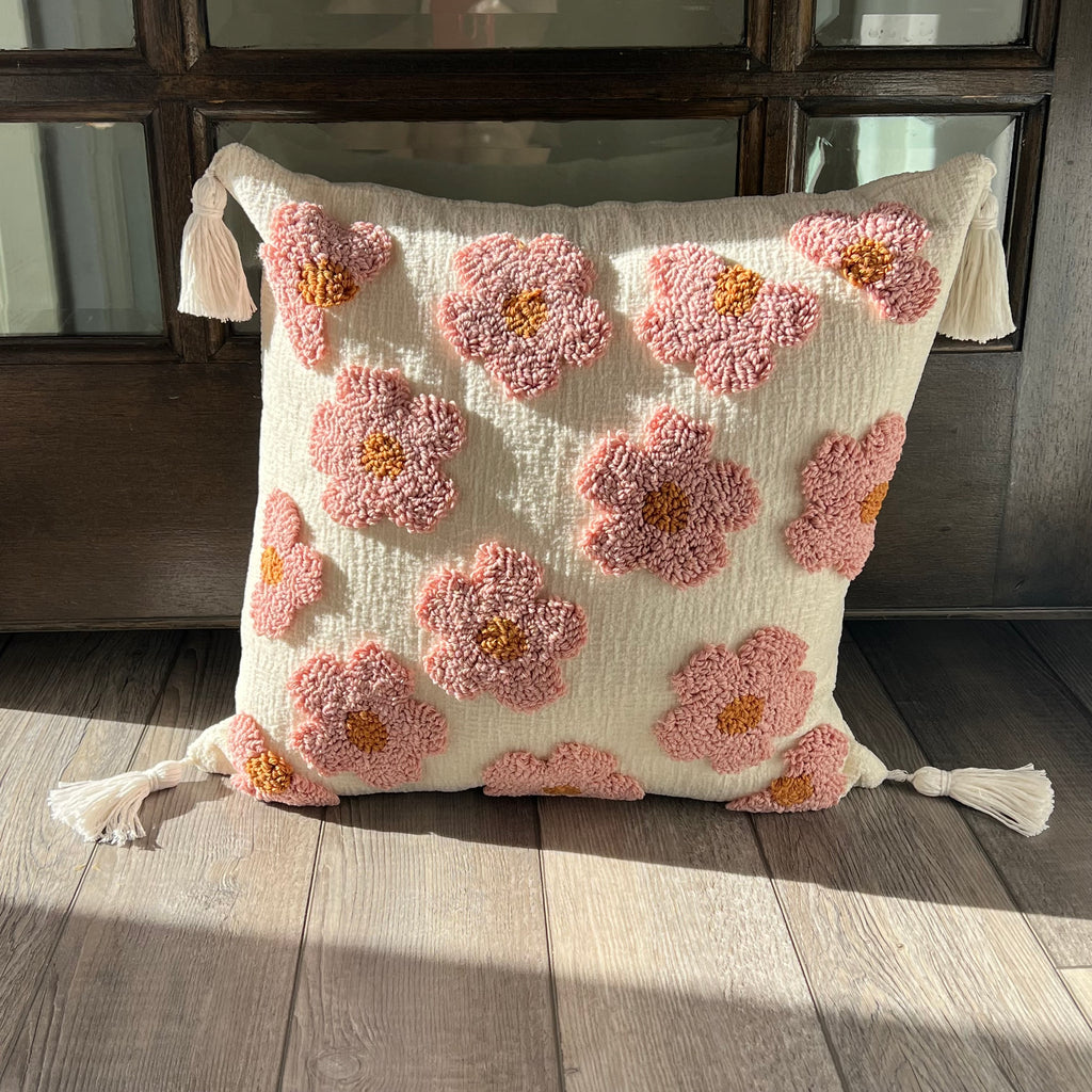 Emotional Support Pillow – Spring Throw Cover by Magenta Charlie