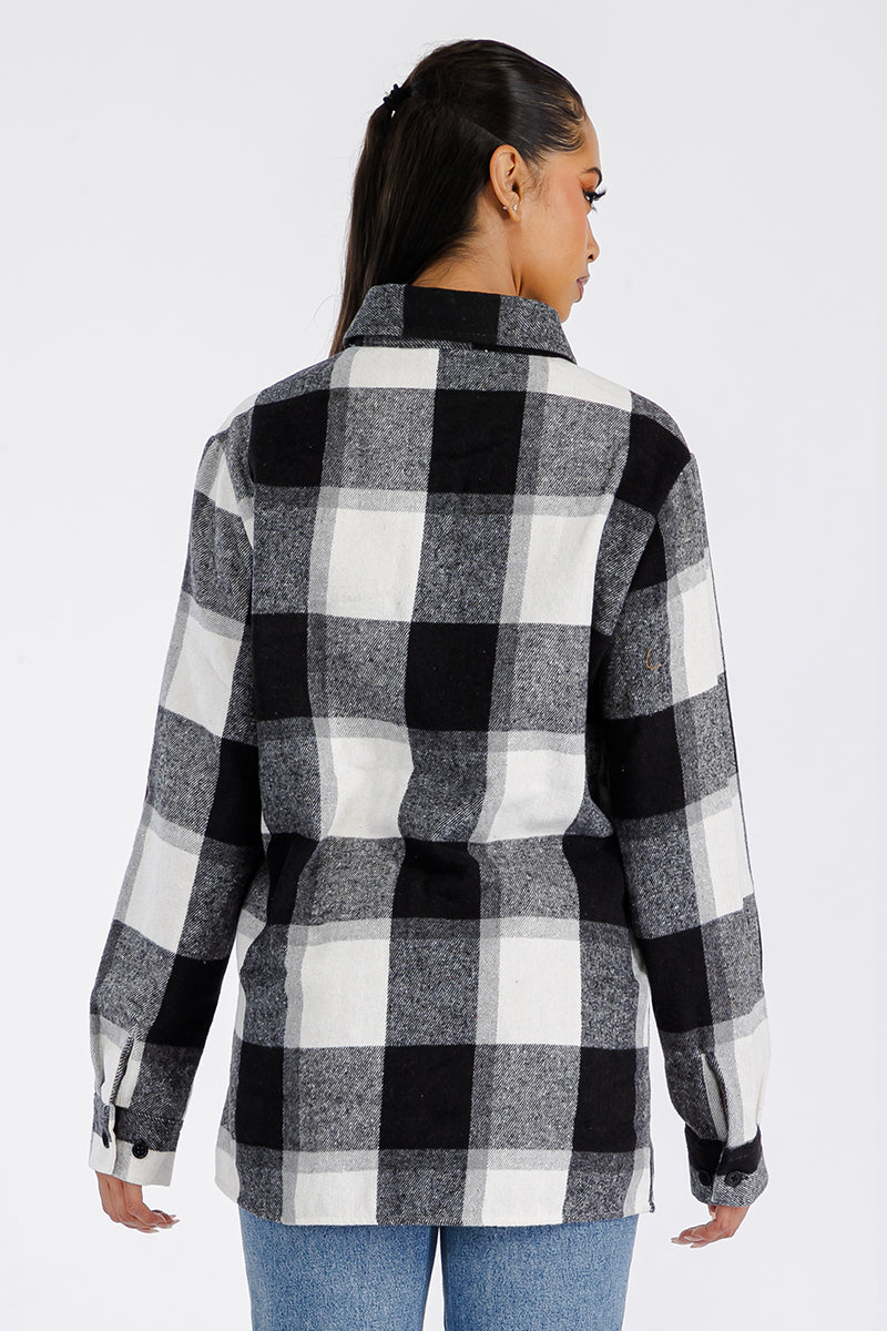 Boyfriend Oversized Soft Flannel Shacket FL501
