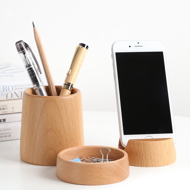 Wooden Holder Set