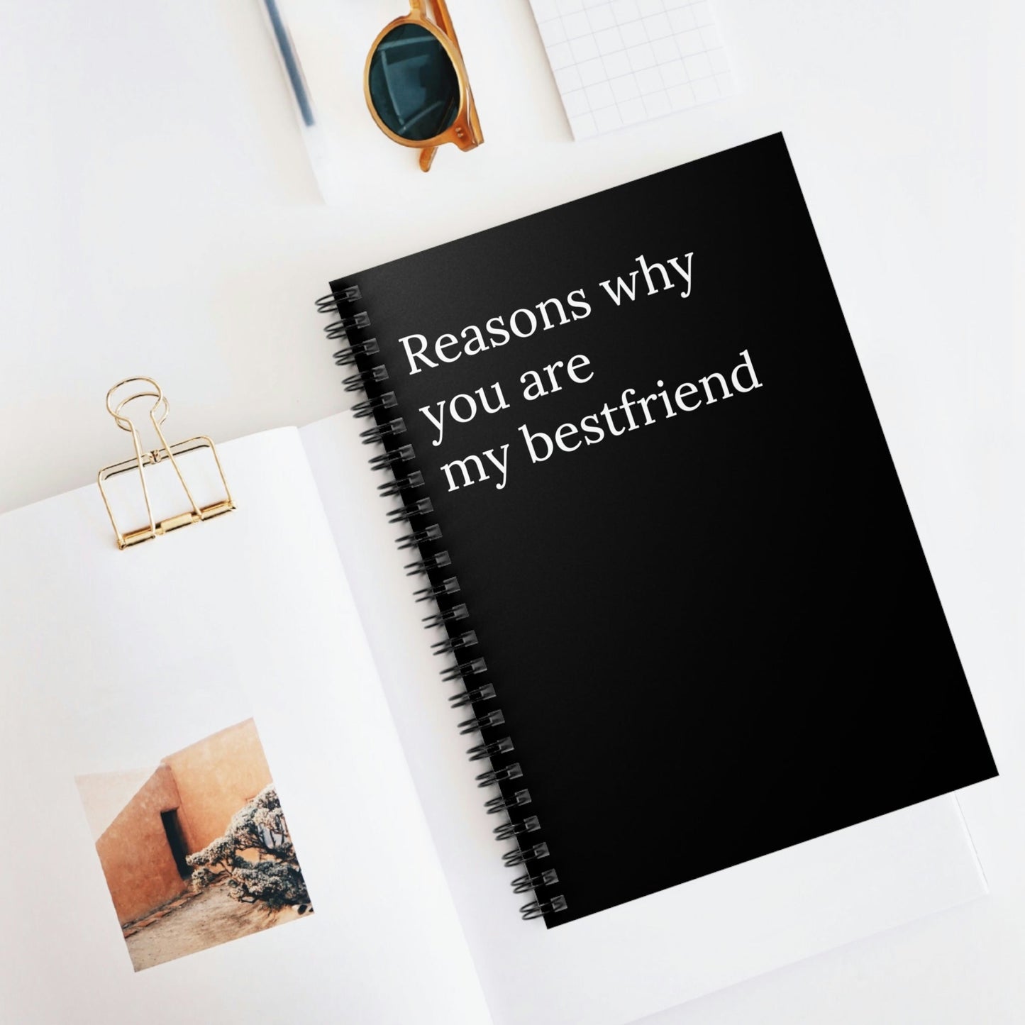 Reasons Why You Are My Best Friend Funny Notebook