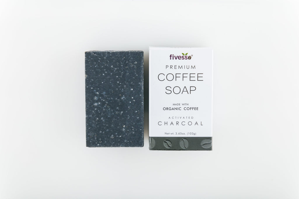 Activated Charcoal Coffee Soap Bar For Gothic Skincare Enthusiasts Purifies Pores With Organic Coffee 3.65 Oz