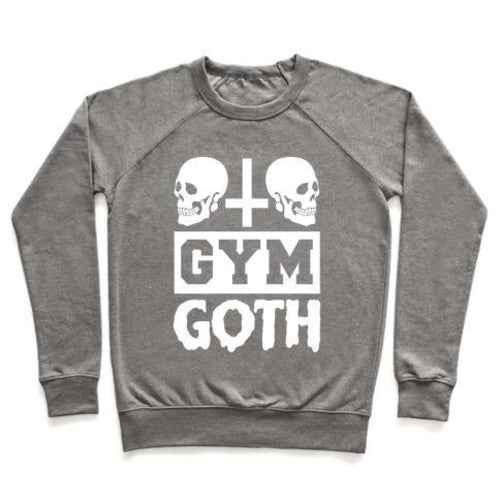 GYM GOTH CREWNECK SWEATSHIRT