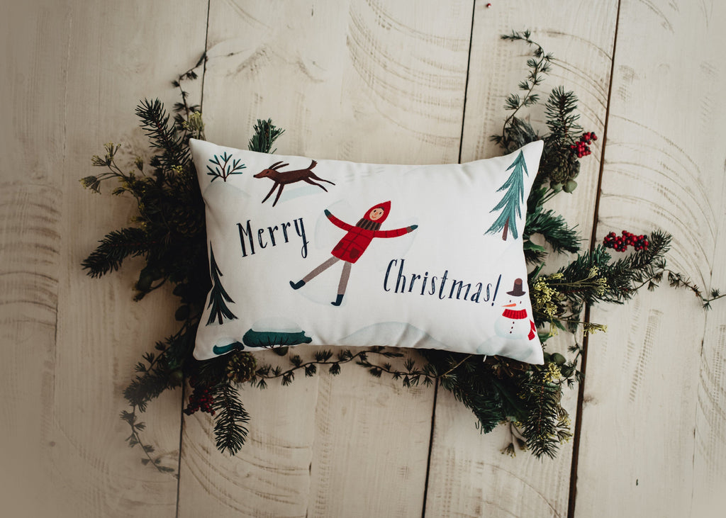 Christmas Village Pillow