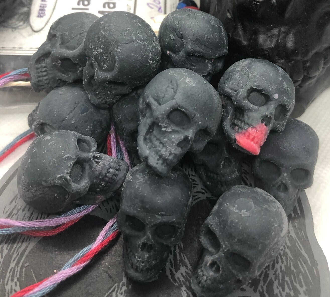 Hex Me Harder mini skull wax melts goth halloween witchcraft wicca