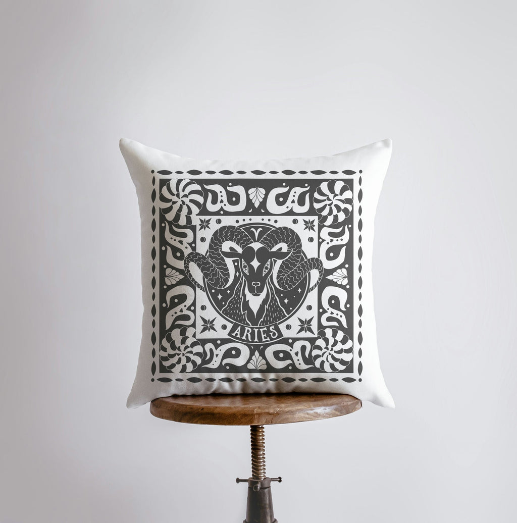 Aries Zodiac Pillow