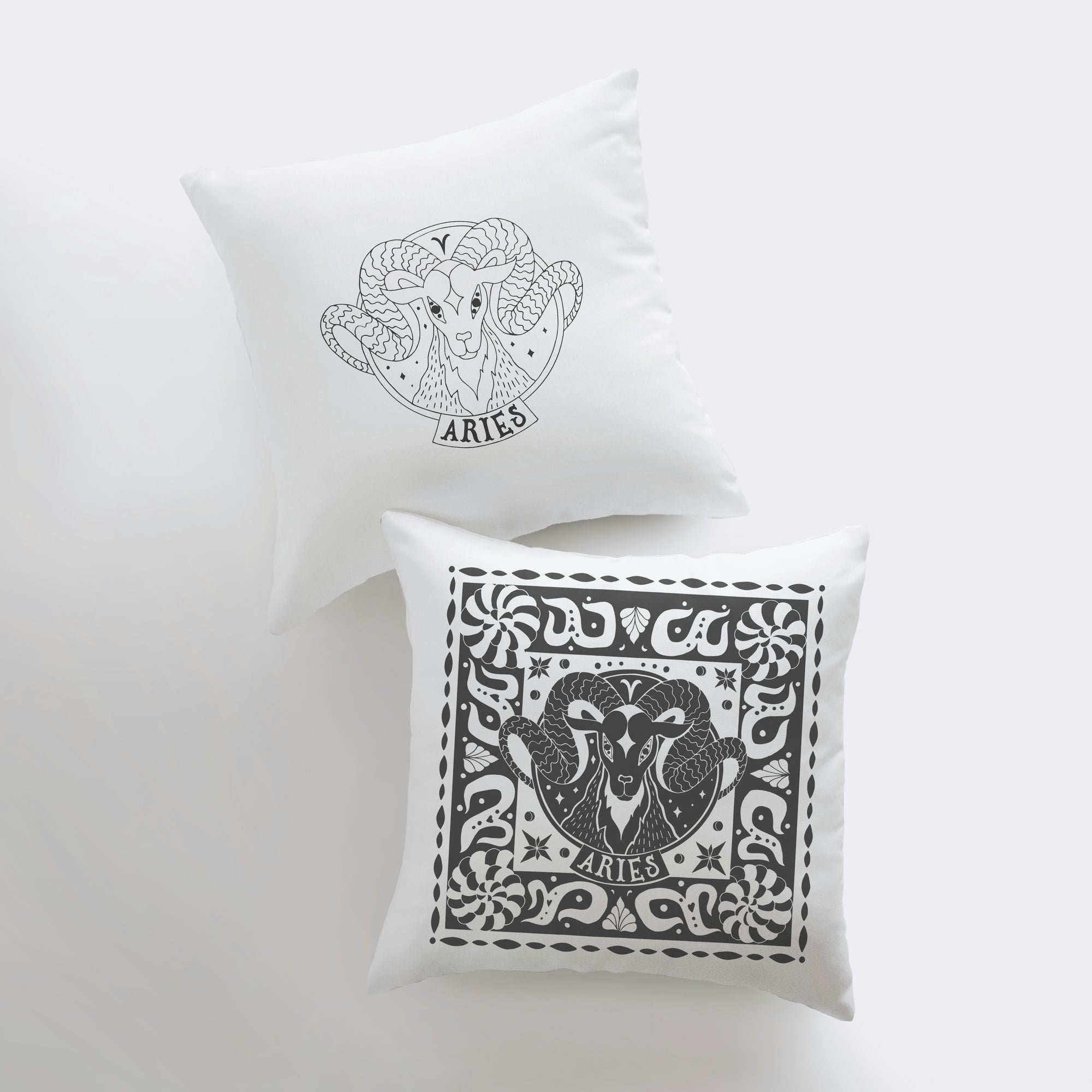 Aries Zodiac Pillow