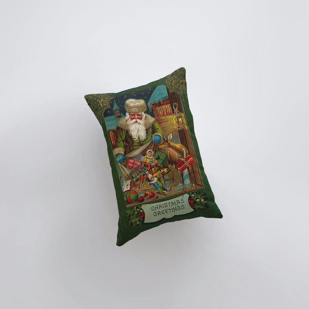 Jolly St Nick Pillow