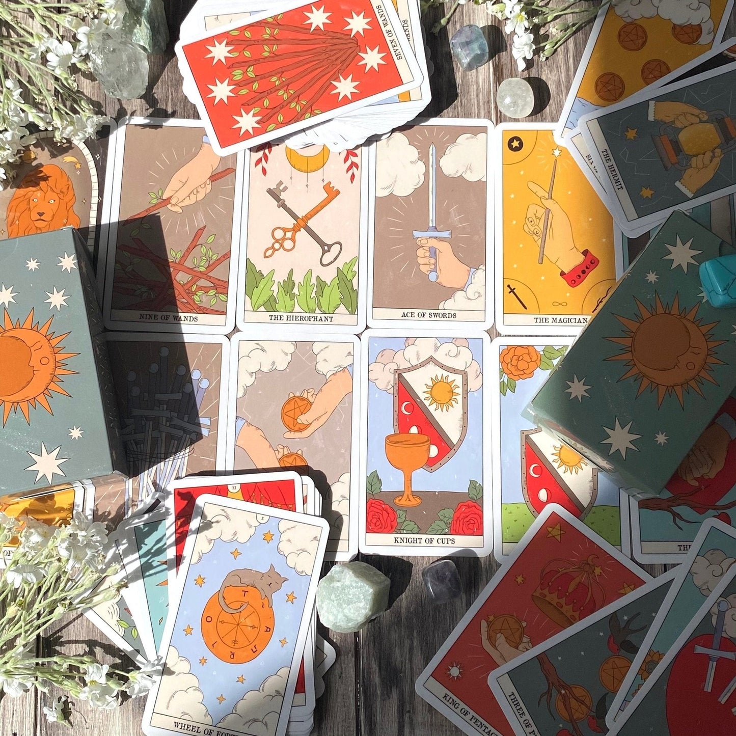 Moon Magic Tarot Cards By Enchanted Shadows Premium Deck