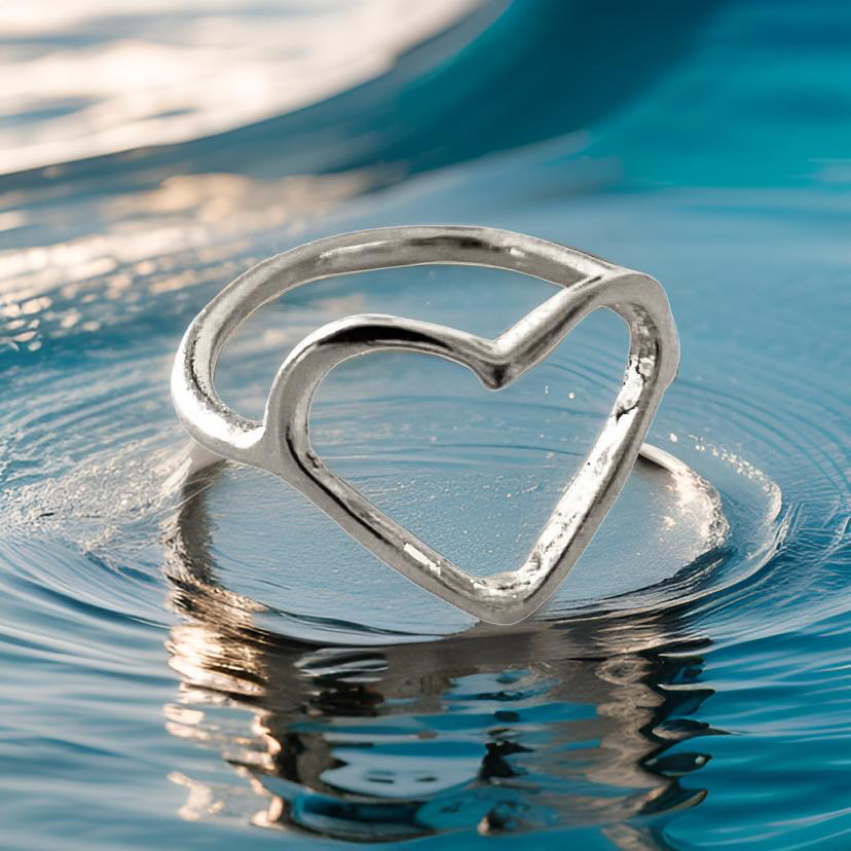 Gothic Heart Ring By The Urban Charm Dainty Handmade USA